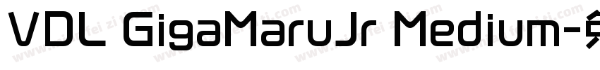 VDL GigaMaruJr Medium字体转换